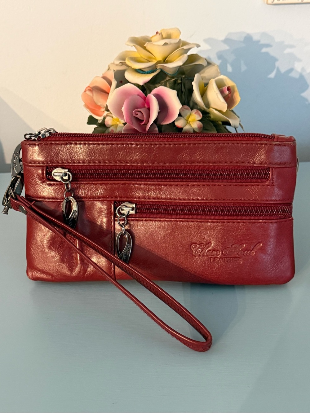 ❤️CHEER SOUL LEATHER WRISTLET WALLET❤️